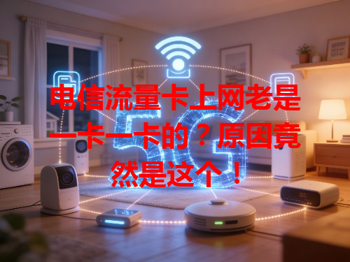 电信流量卡上网老是一卡一卡的？原因竟然是这个！