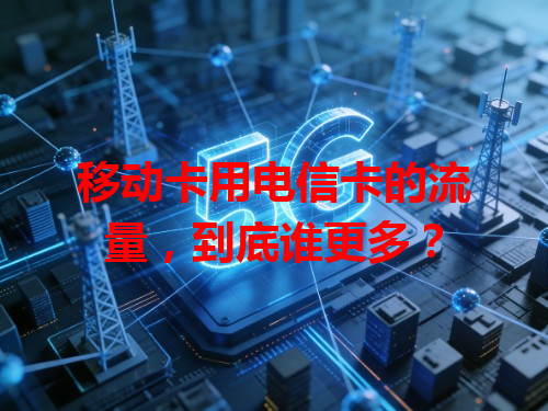 移动卡用电信卡的流量，到底谁更多？