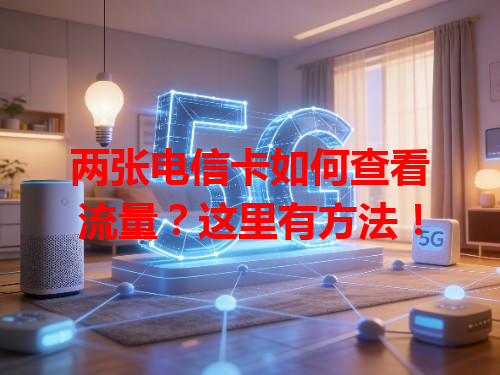 两张电信卡如何查看流量？这里有方法！