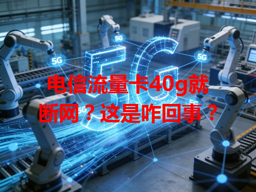 电信流量卡40g就断网？这是咋回事？