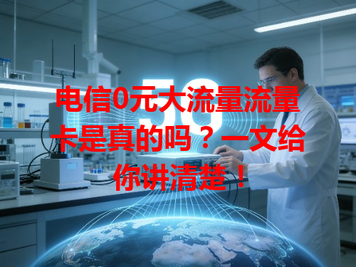 电信0元大流量流量卡是真的吗?一文给你讲清楚!