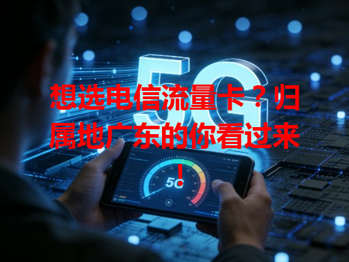 想选电信流量卡？归属地广东的你看过来！