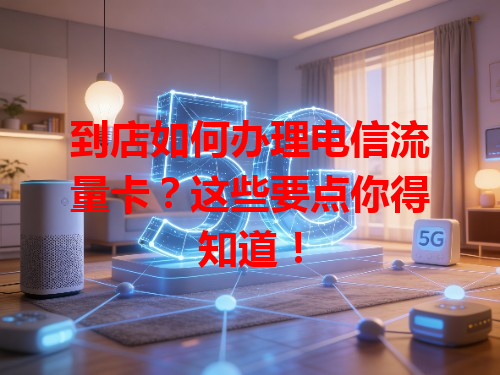到店如何办理电信流量卡？这些要点你得知道！