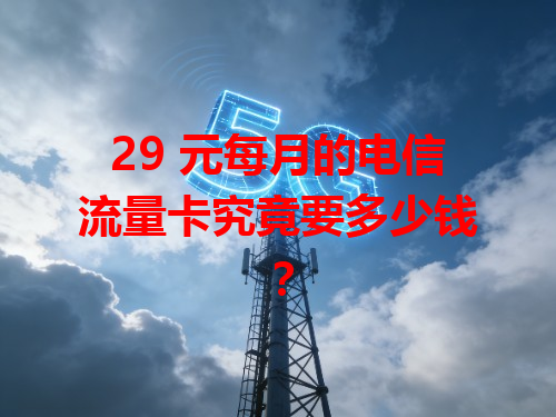 29 元每月的电信流量卡究竟要多少钱？