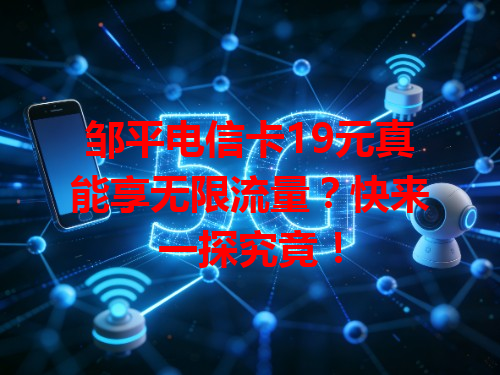 邹平电信卡19元真能享无限流量？快来一探究竟！