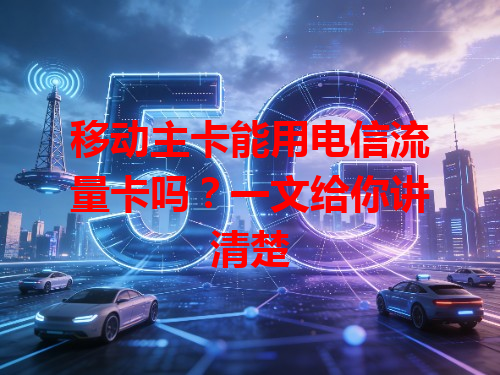 移动主卡能用电信流量卡吗？一文给你讲清楚