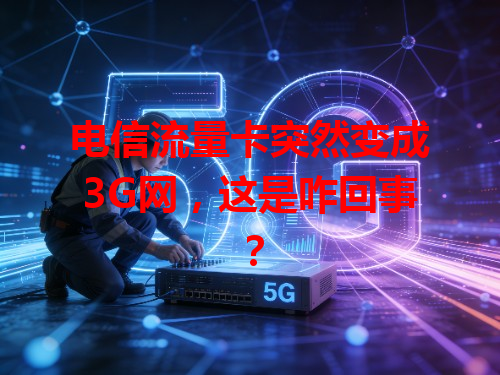 电信流量卡突然变成3G网，这是咋回事？