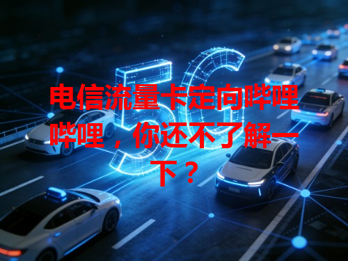 电信流量卡定向哔哩哔哩，你还不了解一下？