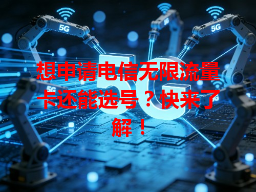 想申请电信无限流量卡还能选号？快来了解！