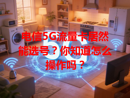 电信5G流量卡居然能选号？你知道怎么操作吗？