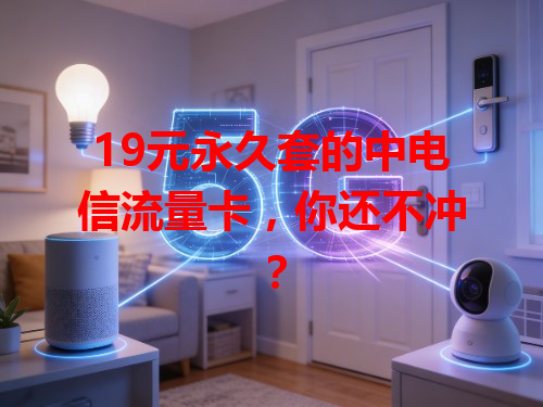 19元永久套的中电信流量卡，你还不冲？
