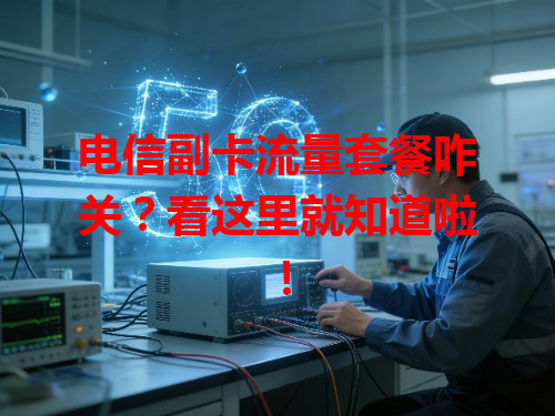 电信副卡流量套餐咋关？看这里就知道啦！
