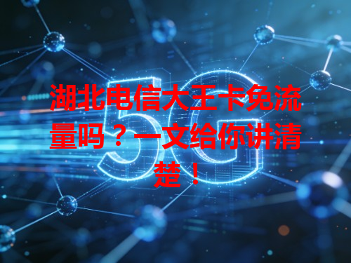 湖北电信大王卡免流量吗？一文给你讲清楚！