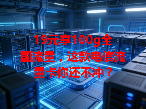 19元享100g全国流量，这款电信流量卡你还不冲？