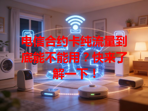 电信合约卡纯流量到底能不能用？快来了解一下！