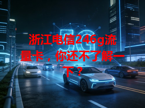 浙江电信246g流量卡，你还不了解一下？