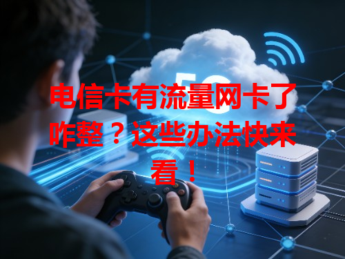 电信卡有流量网卡了咋整？这些办法快来看！