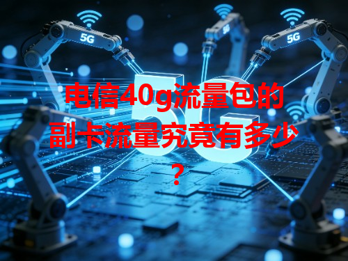 电信40g流量包的副卡流量究竟有多少？