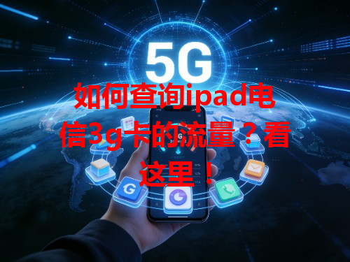 如何查询ipad电信3g卡的流量？看这里！