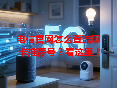 电信官网怎么查流量卡推荐号？看这里！