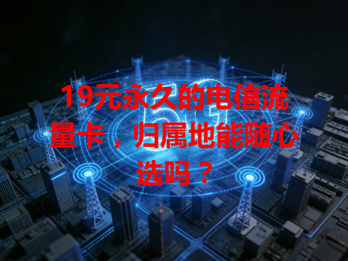 19元永久的电信流量卡，归属地能随心选吗？