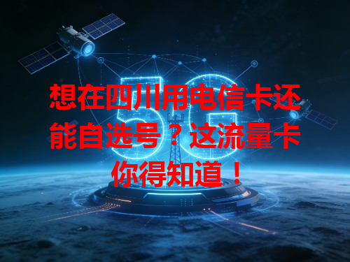 想在四川用电信卡还能自选号？这流量卡你得知道！