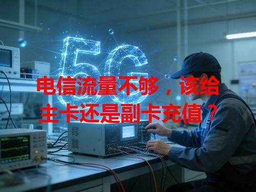 电信流量不够，该给主卡还是副卡充值？