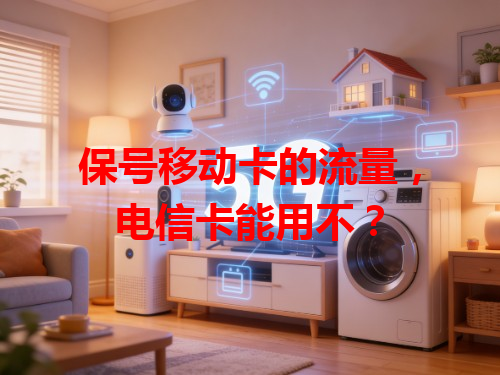 保号移动卡的流量，电信卡能用不？