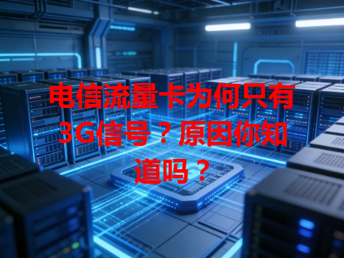 电信流量卡为何只有3G信号？原因你知道吗？