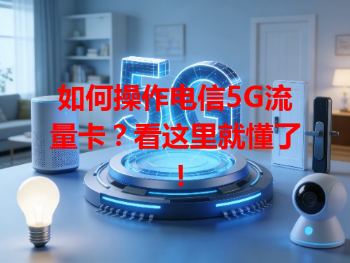 如何操作电信5G流量卡？看这里就懂了！