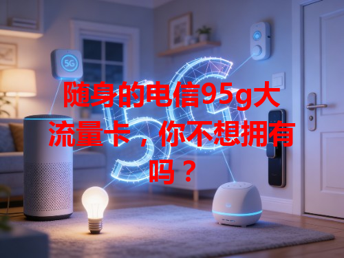随身的电信95g大流量卡，你不想拥有吗？