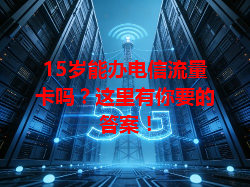 15岁能办电信流量卡吗？这里有你要的答案！