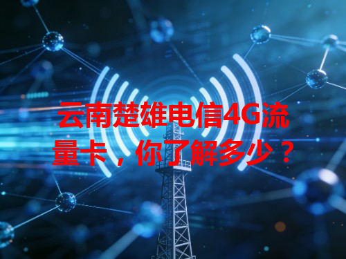云南楚雄电信4G流量卡，你了解多少？