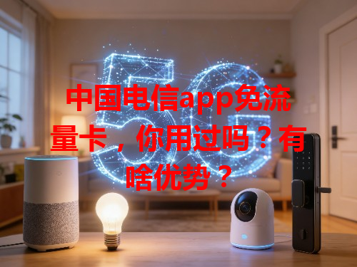 中国电信app免流量卡，你用过吗？有啥优势？