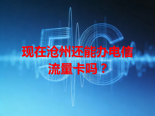现在沧州还能办电信流量卡吗？