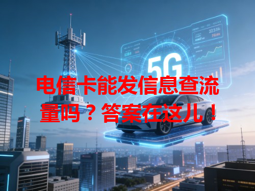 电信卡能发信息查流量吗？答案在这儿！