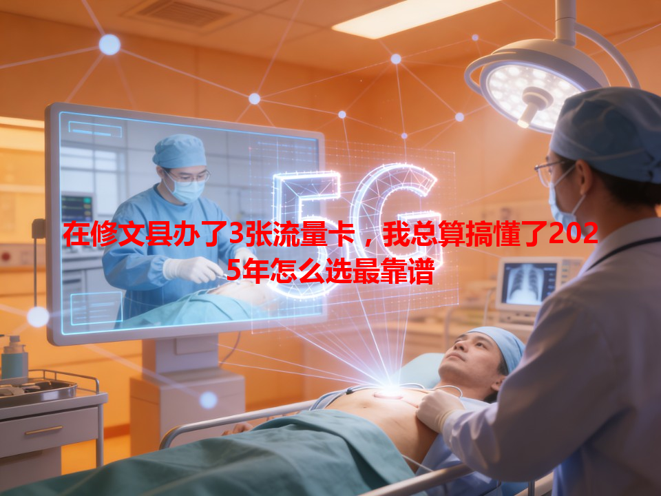 在修文县办了3张流量卡，我总算搞懂了2025年怎么选最靠谱