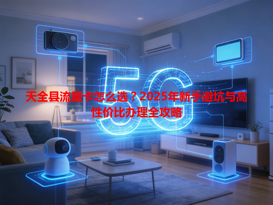 天全县流量卡怎么选？2025年新手避坑与高性价比办理全攻略