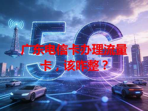 广东电信卡办理流量卡，该咋整？