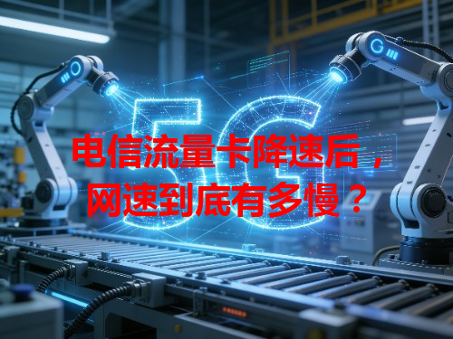 电信流量卡降速后，网速到底有多慢？