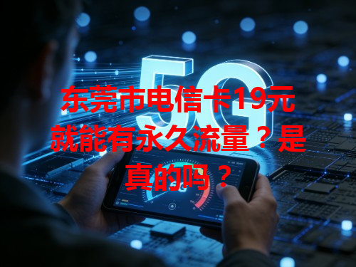 东莞市电信卡19元就能有永久流量？是真的吗？