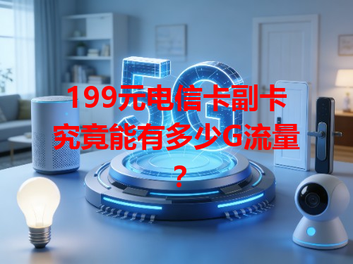 199元电信卡副卡究竟能有多少G流量？