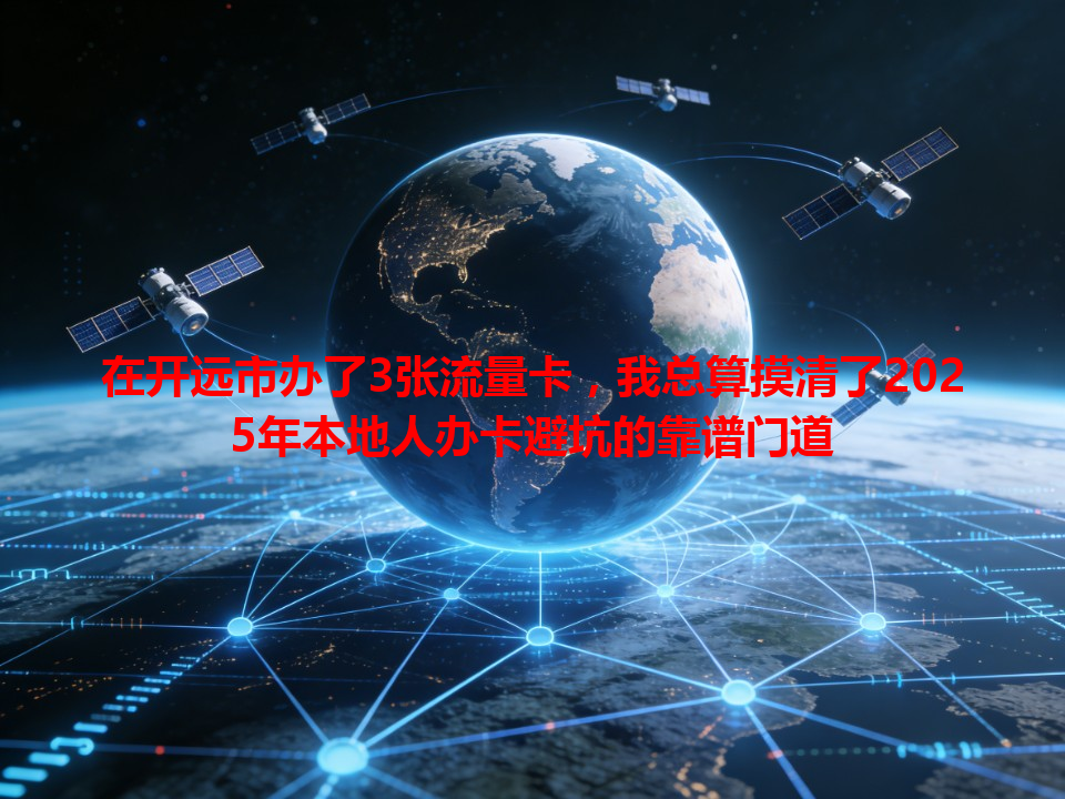 在开远市办了3张流量卡，我总算摸清了2025年本地人办卡避坑的靠谱门道