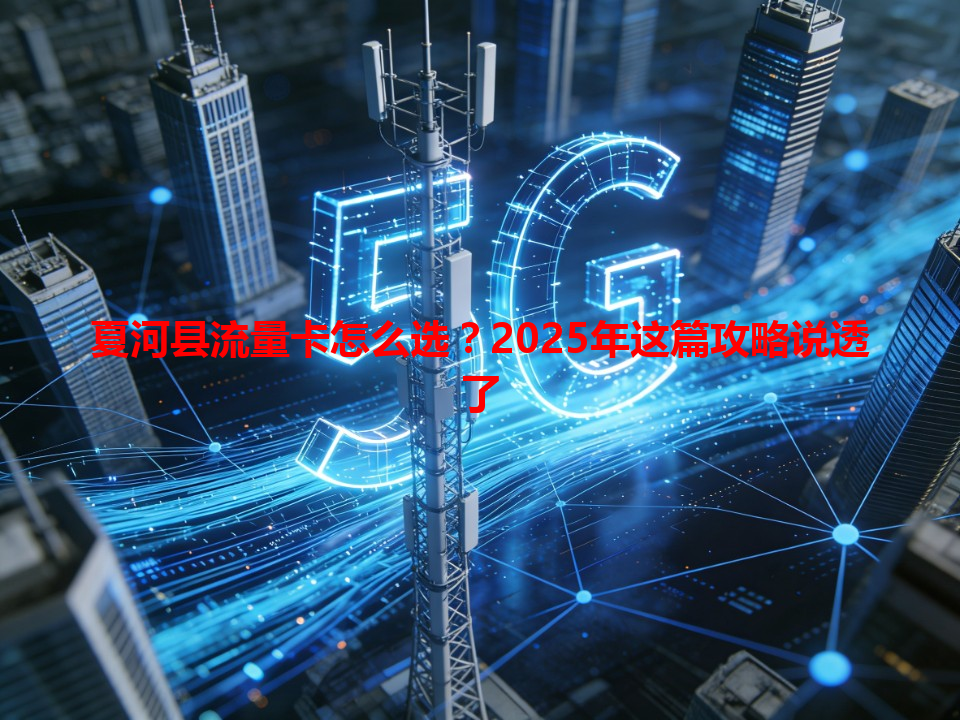 夏河县流量卡怎么选？2025年这篇攻略说透了