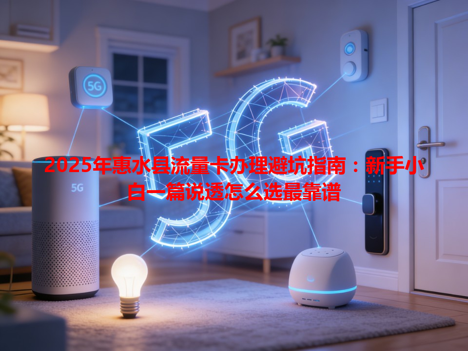 2025年惠水县流量卡办理避坑指南：新手小白一篇说透怎么选最靠谱