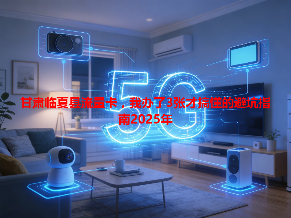 甘肃临夏县流量卡，我办了3张才搞懂的避坑指南2025年