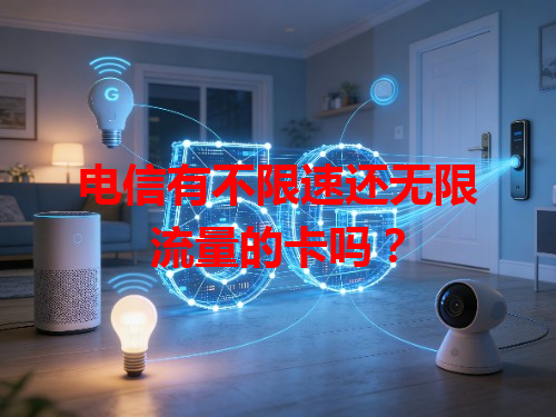 电信有不限速还无限流量的卡吗？