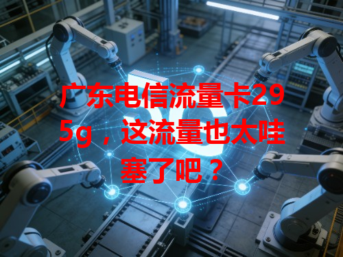 广东电信流量卡295g，这流量也太哇塞了吧？