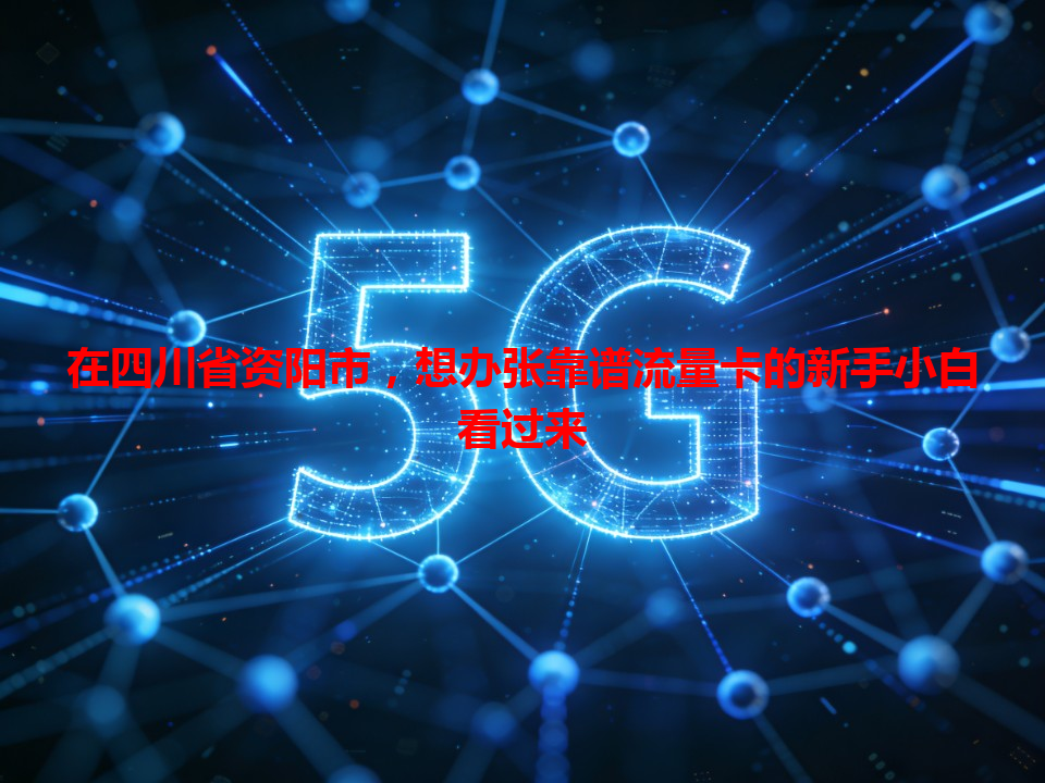 在四川省资阳市，想办张靠谱流量卡的新手小白看过来