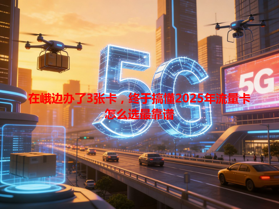 在峨边办了3张卡，终于搞懂2025年流量卡怎么选最靠谱